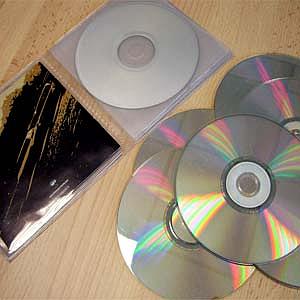 Reliure CD multipoches transparente 