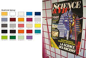 Porte brochure fil métalliqu
