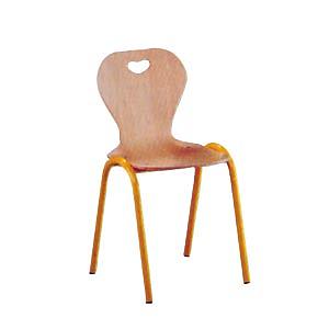 Chaise enfant coque bois
