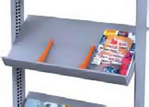 Séparateur de tablettes en abs couleur pour présentoirs PWP...les 6