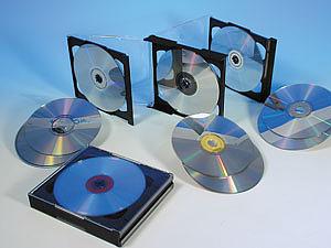 Plateau CD simple pour boîtier 5 CD, gris