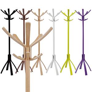 Porte-manteaux bois DESIGN pour 10 vêtements 