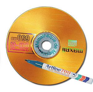 Mini macarons de marquage CD 