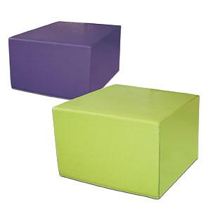 Pouf mousse carré grand format