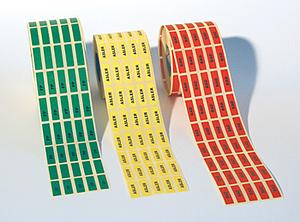 Etiquette  9 x  44 mm PPP couleur