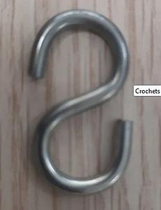 Crochet en "S" fins