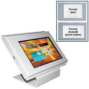 Support de tablette sécurisé à poser avec coque