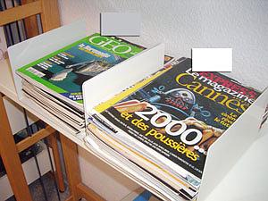 Séparateur de magazines empilés
