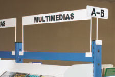 Support de signalisation gamme métallique classique 