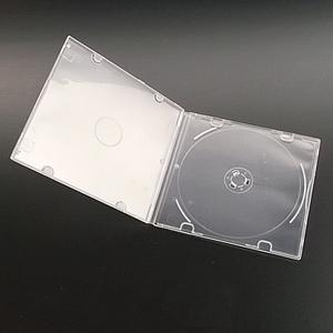 Boîtier CD incassable slim TRANSPARENT pour 1 CD