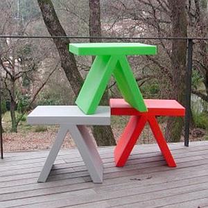 Tabouret-table d'appoint fun