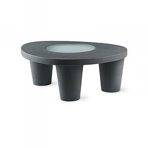 Table basse design ovale pour EXTERIEUR OU INTERIEUR