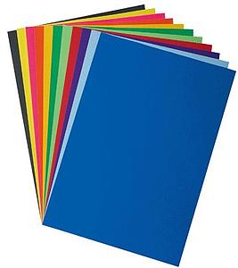 Papier affiche 60x80cm 85g/m² le pack de 10 feuilles assorties