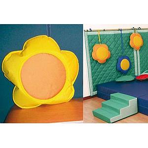 Coussin moelleux en forme de fleur