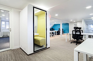Cabine acoustique 1 place  UNO SUR DEVIS: NOUS CONSULTER