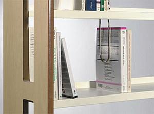 Serre-livres coulissant en fil métallique