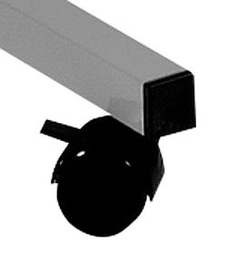 Roulettes noires pour gamme DPC