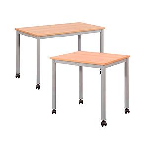 Table polyvalente sur 4 roulettes freinées 