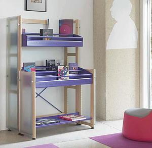 Bac CD/DVD à insérer, 3 niveaux, MELAMINE