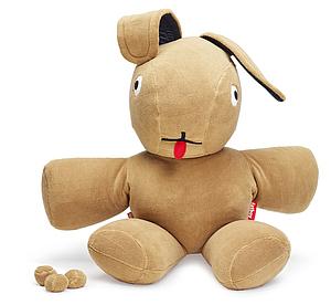 Pouf Lapin GEANT FatBoy® tissu velours