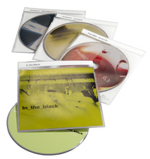Pochette CD simple en PPP doublée de tissu