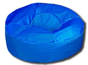 Coussin moelleux forme macaron géant TISSU UNI