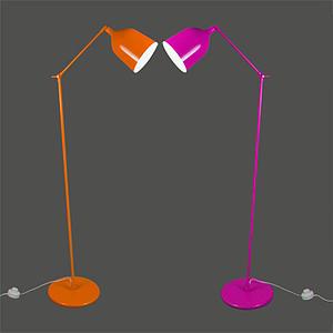 Lampadaire bas à 1 bras articulé POP fun