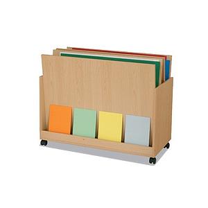 Meuble à dessins petite enfance en bois mélaminé
