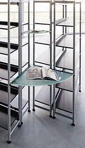 Rayonnage tout métal DESIGN DOUBLE FACE gamme DPK.... Départ