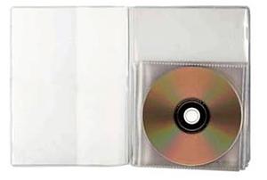 Pochette DVD Fabextra pour 1 à 6 DVD nus 