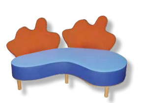 Banquette parent-enfant 2 places DESIGN