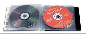 Pochette CD/DVD Fabextra XL 1ère poche sans soufflet, pour 1 à 10 CD