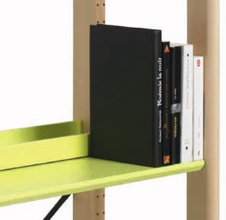 Dosseret amovible en métal pour tablettes gamme DPM