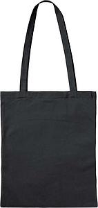 Sac lecteur sans soufflet en coton anses longues