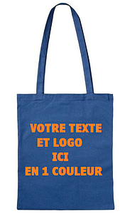 Sac à livres 100% coton sans soufflet personnalisé 1 couleur 1 face SUR DEVIS selon la quantité