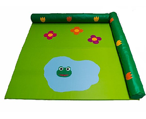 Tapis petite enfance avec boudins protecteur thème "prairie"