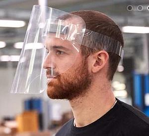 Visière de protection faciale/intégrale en PVC 