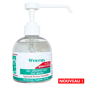 Gel désinfectant pour les mains spécial peaux sensibles  