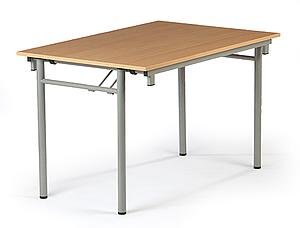 Table pliante 4 pieds section ronde 40mm rectangulaire 
