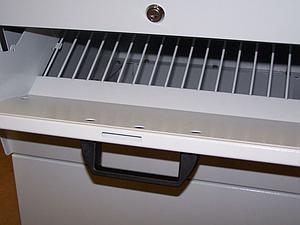 Boîte retour MULTIMEDIA à double entrée en ACIER INOXYDABLE cap.90 livres+50cd/dvd  