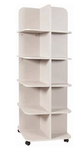 Bibliothèque mobile 4 faces MIXTE pour mangas/livres de poche