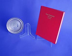 Supports-livres emboîtables en plexi pour présentation en vitrine, pack de 5