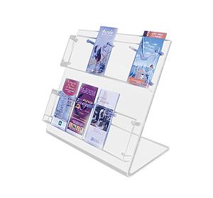 Présentoir pour flyers 8 CASES à poser  