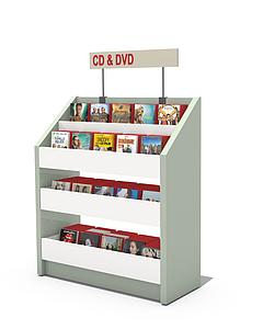 Bac CD / DVD simple face sur 4 niveaux, 1, 2 ou 3 modules