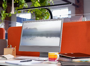Eclairage ERGONOMIQUE: Lampe d'ordinateur réglable à pince