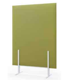 Structure avec 2 pieds sur-élevés  plats pour panneau-cloison acoustique OVERSIZE 
