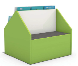 Bac enfant MIXTE double face tout bois avec assise au verso