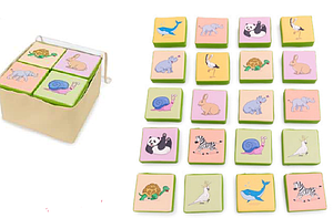 Jeu d'animation en mousse: jeu de mémoire 