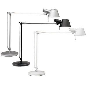 Lampe de bureau à bras articulé h54cm 60W avec abat-jour conique