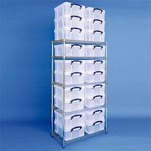 Rack chromé p/2 colonnes